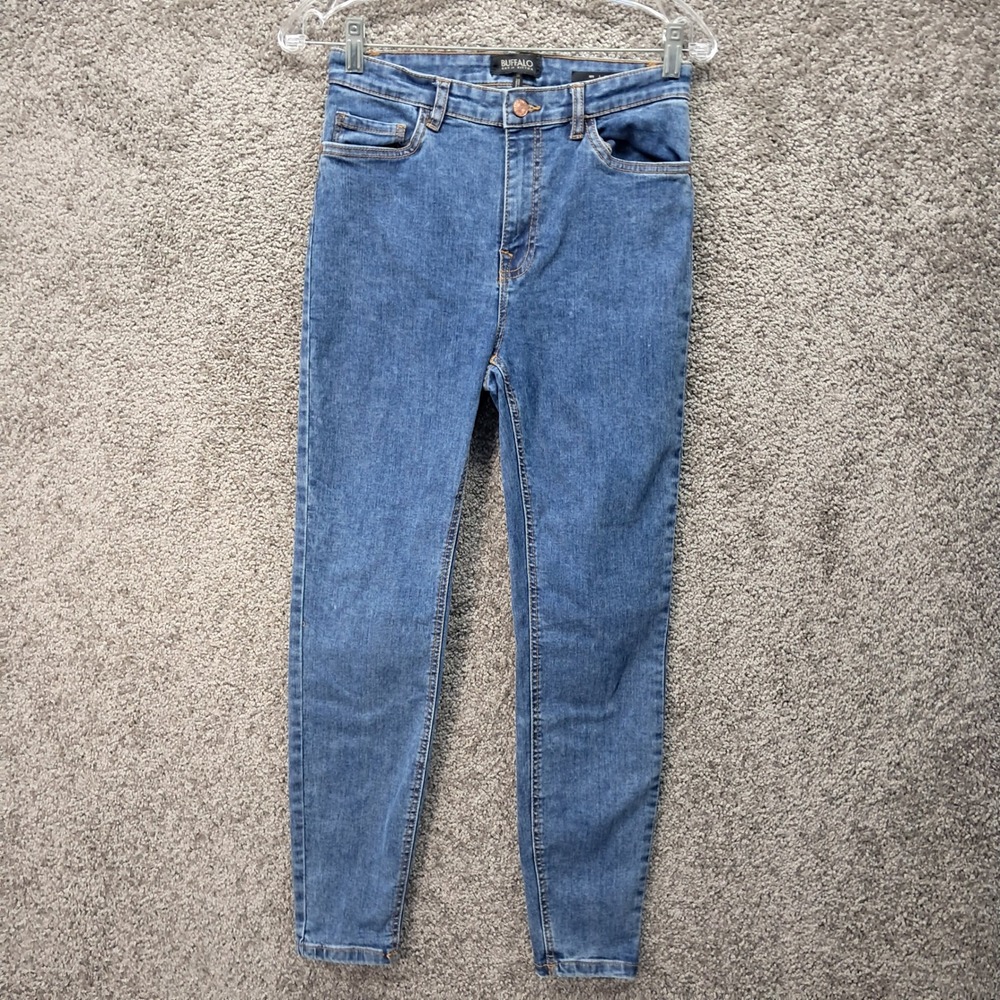 Buffalo David Bitton Ivy High Rise Skinny Jeans Blue Size 28 Womens